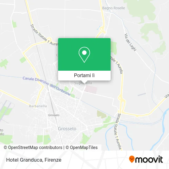 Mappa Hotel Granduca