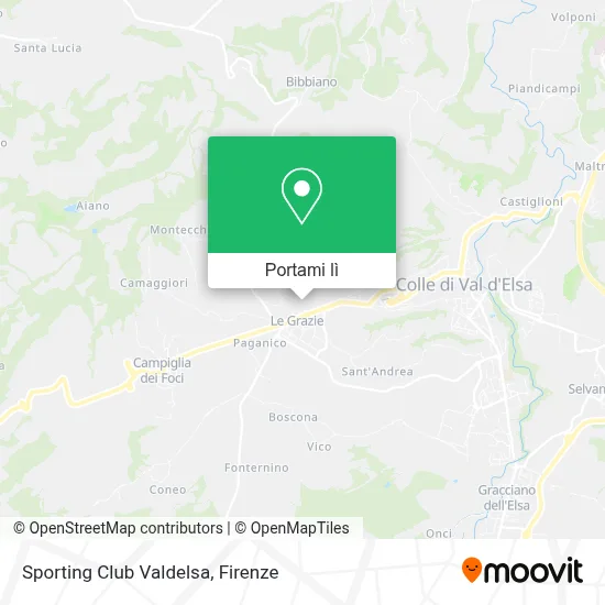 Mappa Sporting Club Valdelsa