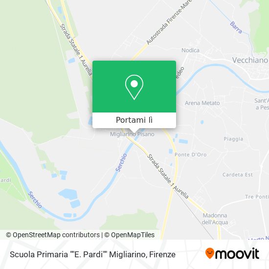 Mappa Scuola Primaria ""E. Pardi"" Migliarino
