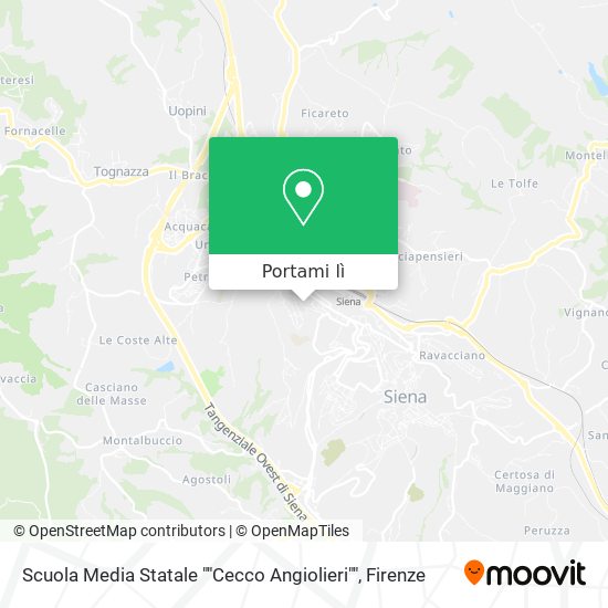 Mappa Scuola Media Statale ""Cecco Angiolieri""
