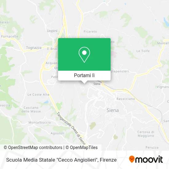 Mappa Scuola Media Statale "Cecco Angiolieri"