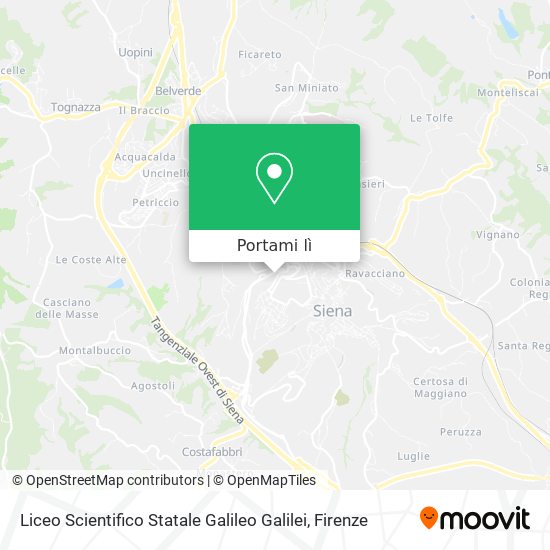 Mappa Liceo Scientifico Statale Galileo Galilei