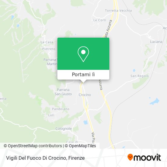 Mappa Vigili Del Fuoco Di Crocino