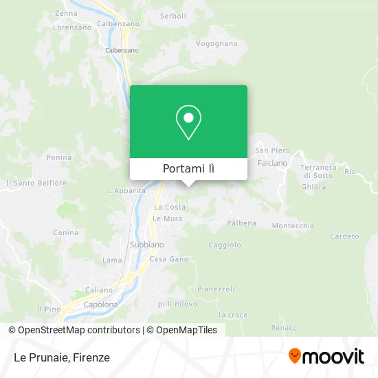 Mappa Le Prunaie