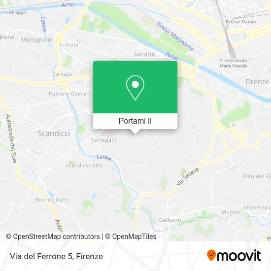 Mappa Via del Ferrone 5