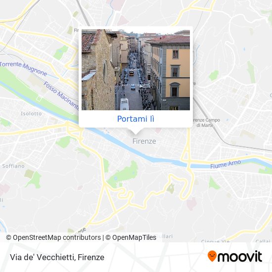 Mappa Via de' Vecchietti