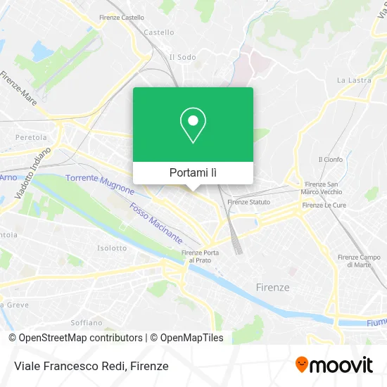 Mappa Viale Francesco Redi