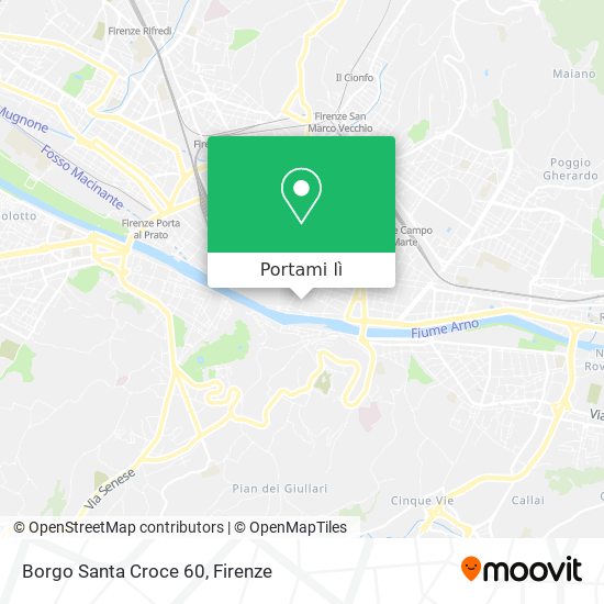 Mappa Borgo Santa Croce 60