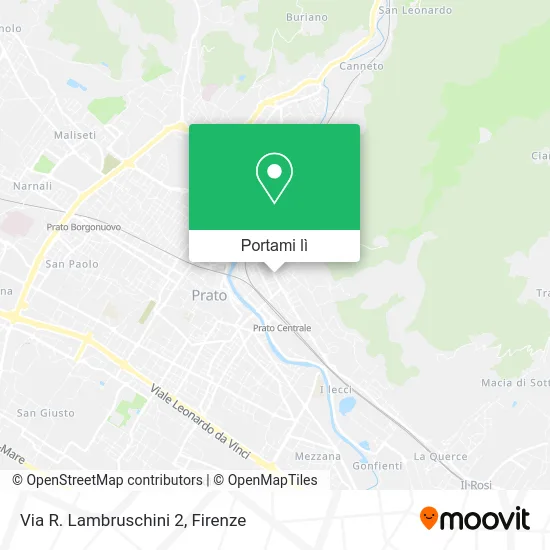 Mappa Via R. Lambruschini 2