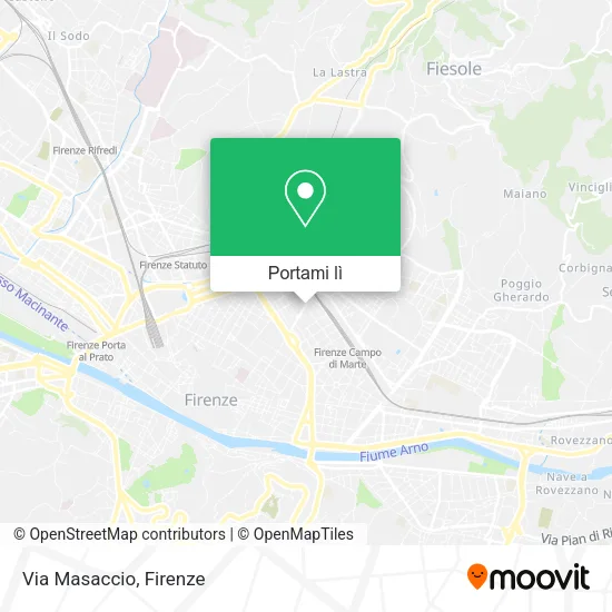 Mappa Via Masaccio
