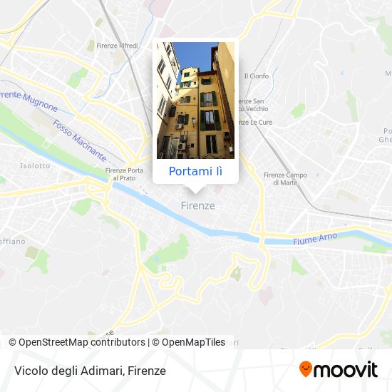 Mappa Vicolo degli Adimari