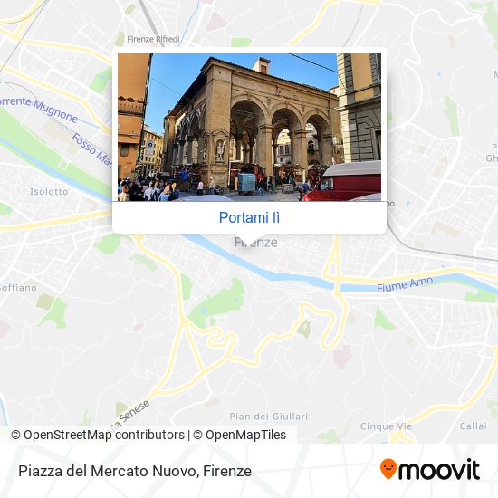 Mappa Piazza del Mercato Nuovo