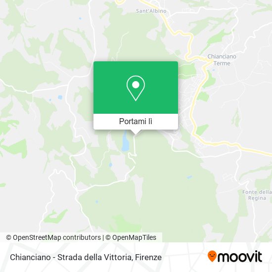 Mappa Chianciano - Strada della Vittoria