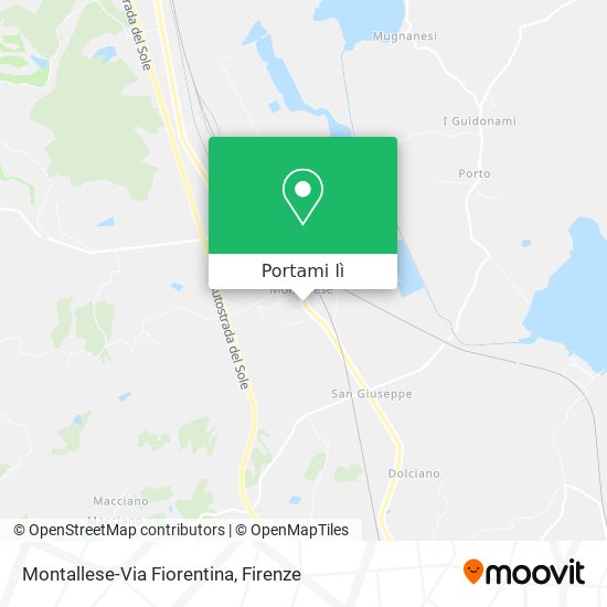 Mappa Montallese-Via Fiorentina