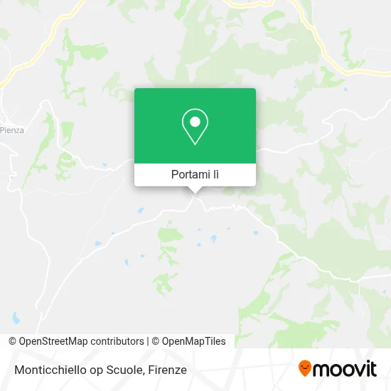 Mappa Monticchiello op Scuole