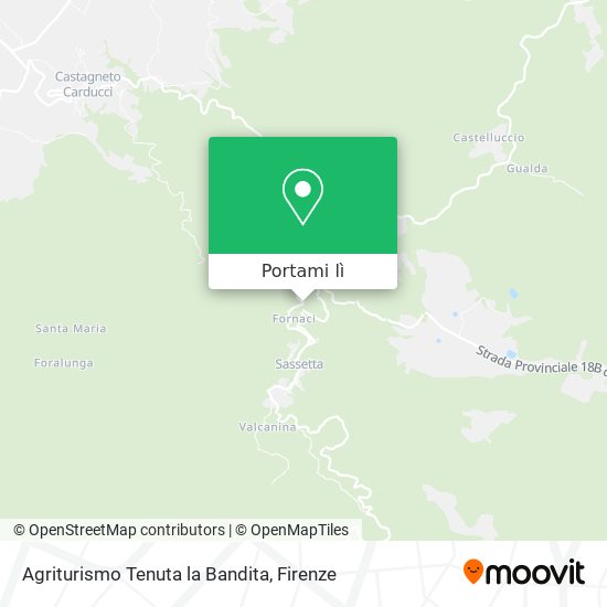 Mappa Agriturismo Tenuta la Bandita