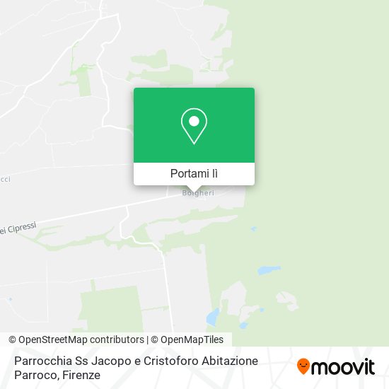 Mappa Parrocchia Ss Jacopo e Cristoforo Abitazione Parroco