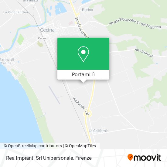 Mappa Rea Impianti Srl Unipersonale