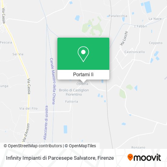 Mappa Infinity Impianti di Parcesepe Salvatore