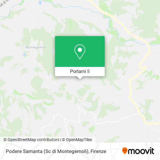 Mappa Podere Samanta (Sc di Montegemoli)