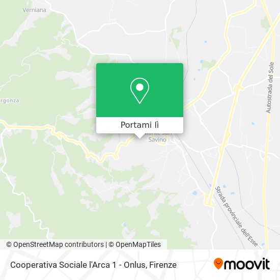 Mappa Cooperativa Sociale l'Arca 1 - Onlus