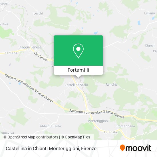 Mappa Castellina in Chianti Monteriggioni