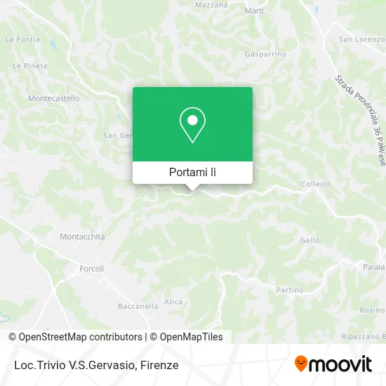 Mappa Loc.Trivio V.S.Gervasio