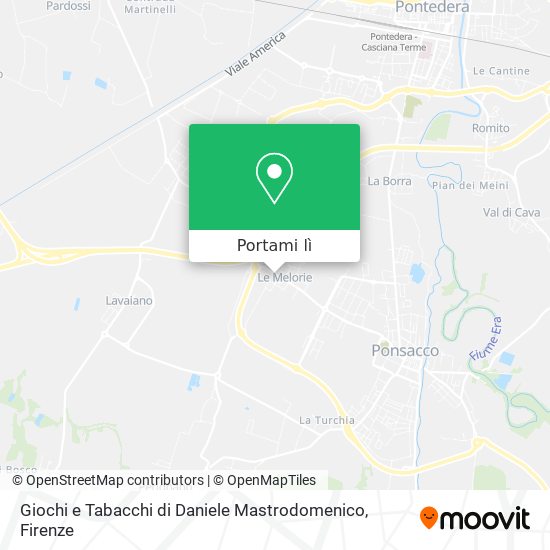 Mappa Giochi e Tabacchi di Daniele Mastrodomenico