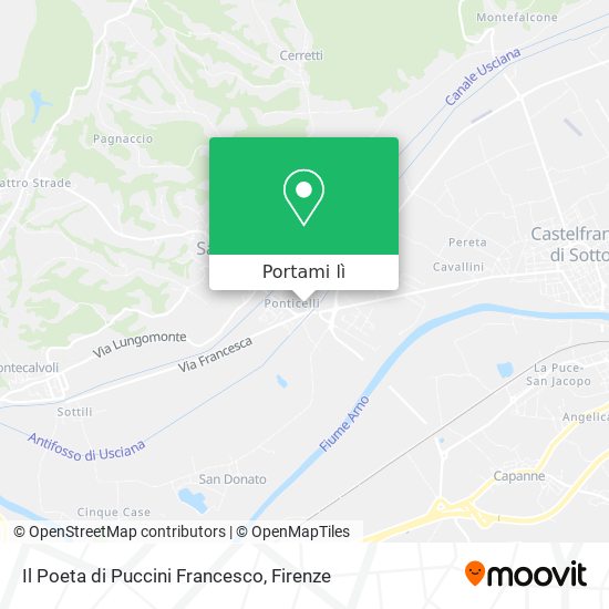 Mappa Il Poeta di Puccini Francesco