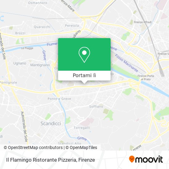 Mappa Il Flamingo Ristorante Pizzeria