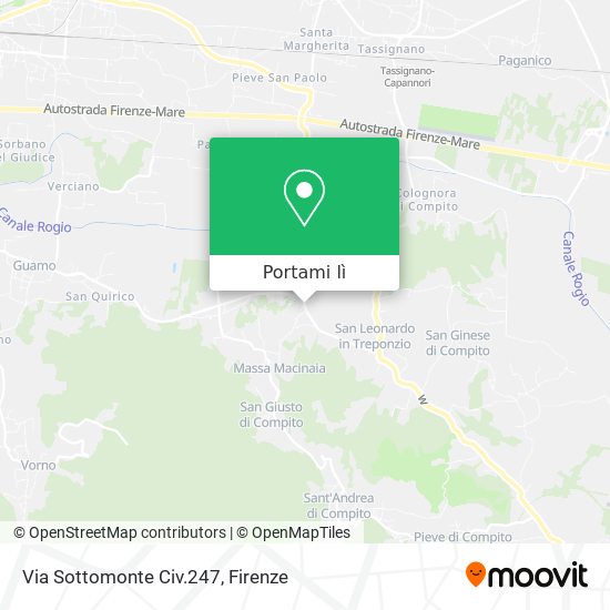 Mappa Via Sottomonte Civ.247