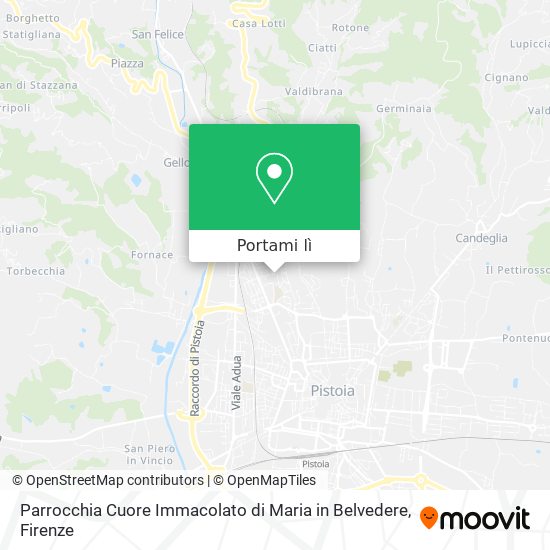 Mappa Parrocchia Cuore Immacolato di Maria in Belvedere