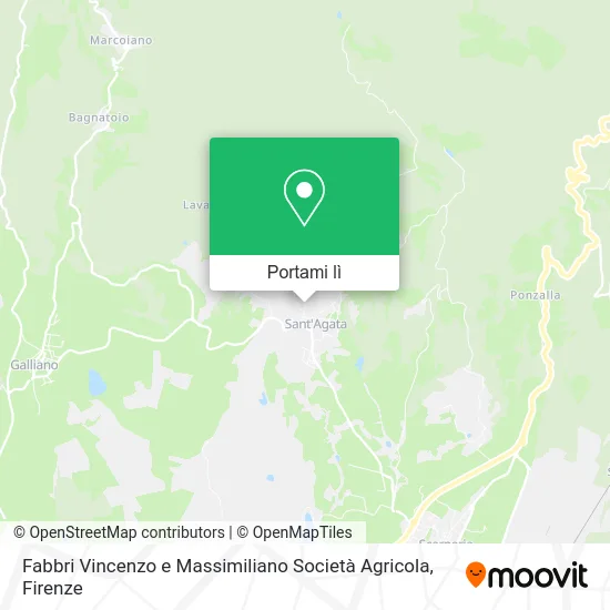 Mappa Fabbri Vincenzo e Massimiliano Società Agricola