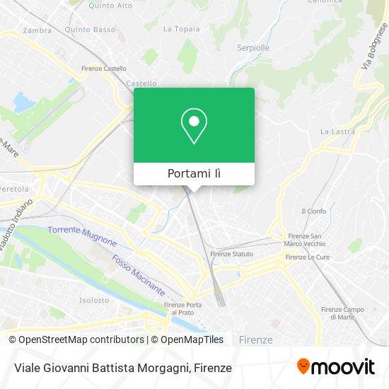 Mappa Viale Giovanni Battista Morgagni