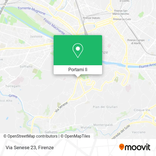 Mappa Via Senese 23