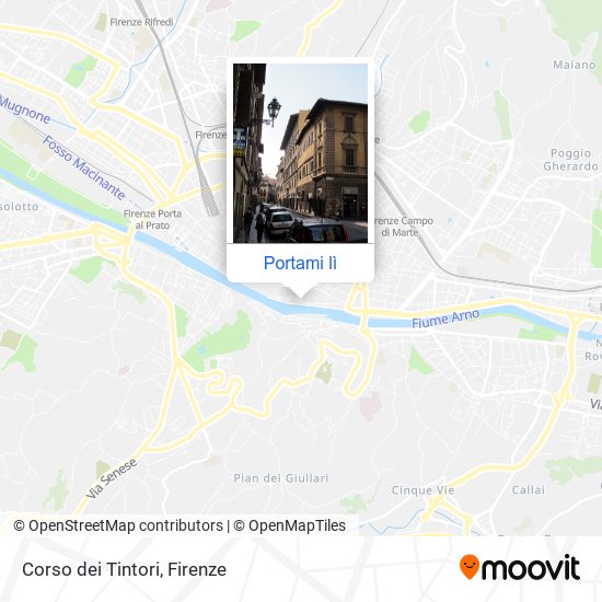 Mappa Corso dei Tintori