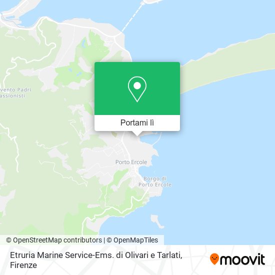 Mappa Etruria Marine Service-Ems. di Olivari e Tarlati