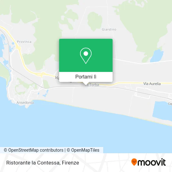 Mappa Ristorante la Contessa