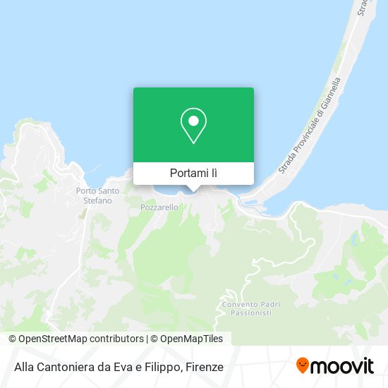 Mappa Alla Cantoniera da Eva e Filippo