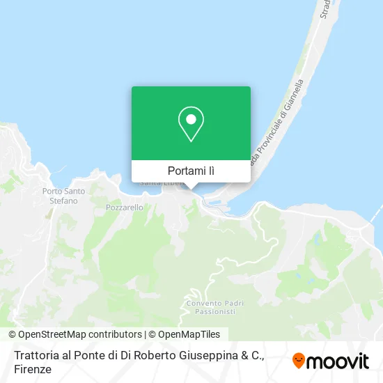 Mappa Trattoria al Ponte di Di Roberto Giuseppina & C.