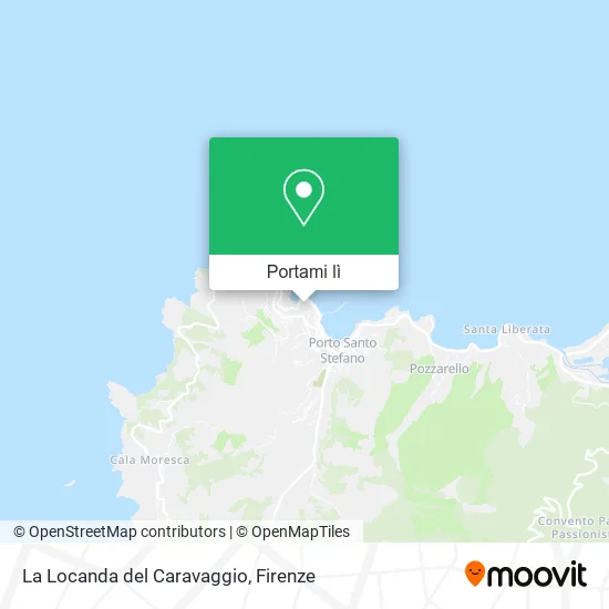 Mappa La Locanda del Caravaggio