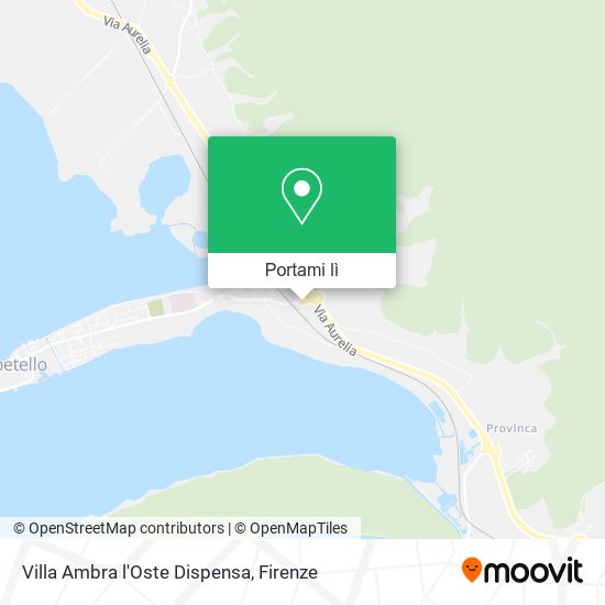 Mappa Villa Ambra l'Oste Dispensa