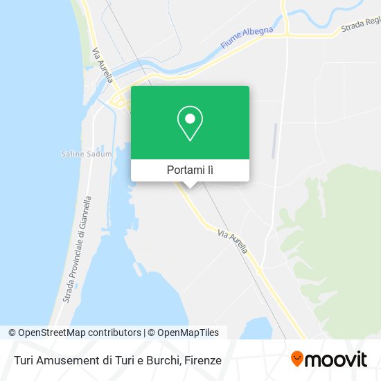 Mappa Turi Amusement di Turi e Burchi