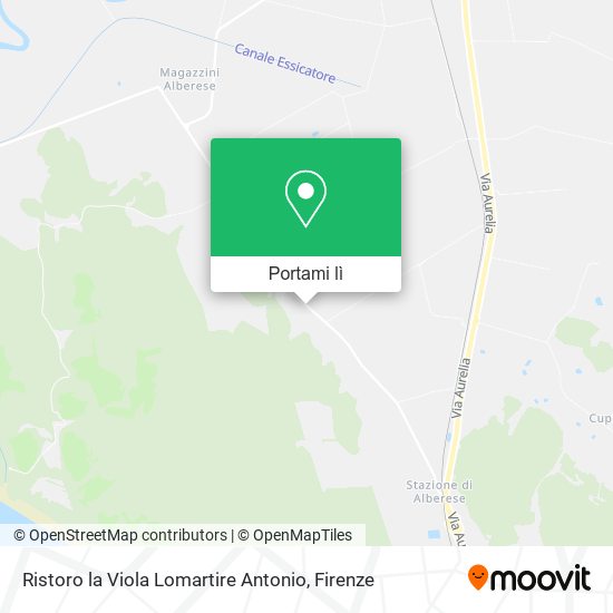 Mappa Ristoro la Viola Lomartire Antonio