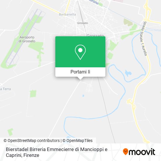 Mappa Bierstadel Birreria Emmecierre di Mancioppi e Caprini