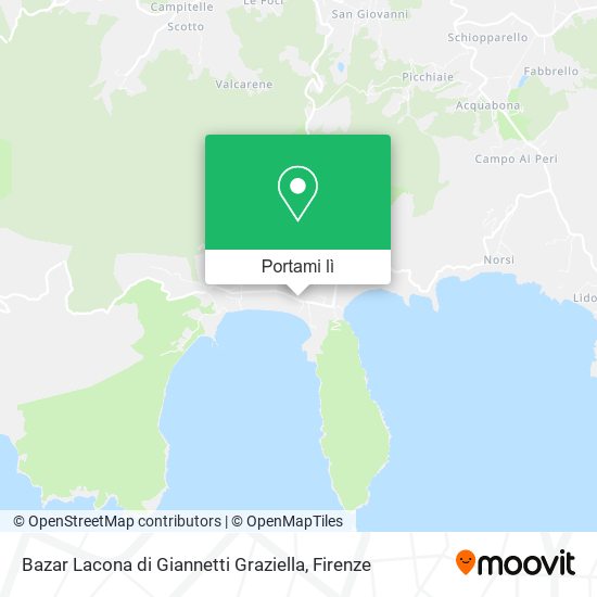 Mappa Bazar Lacona di Giannetti Graziella