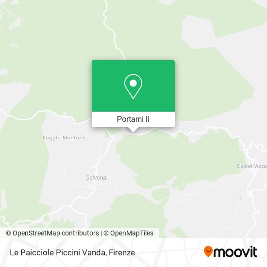 Mappa Le Paicciole Piccini Vanda