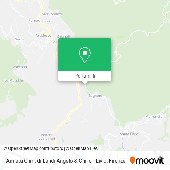 Mappa Amiata Clim. di Landi Angelo & Chilleri Livio