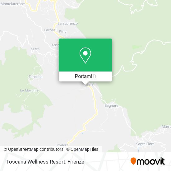 Mappa Toscana Wellness Resort