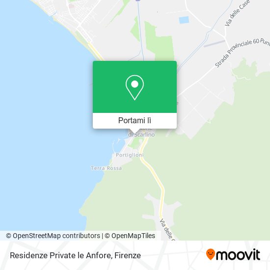 Mappa Residenze Private le Anfore